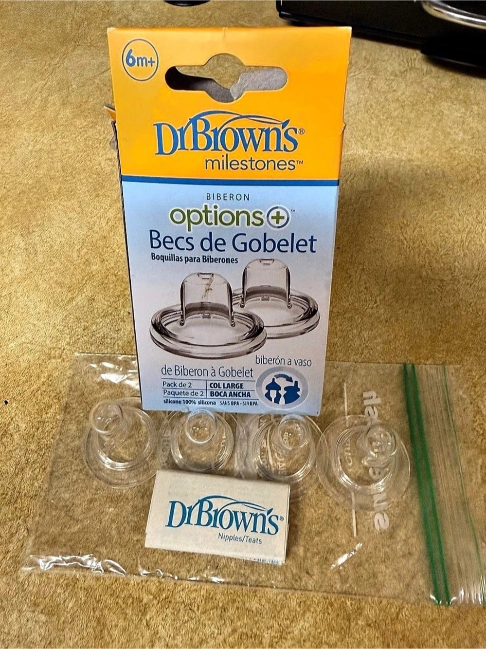 Dr. Brown's Milestones Options+ Wide-Neck Sippy Spouts